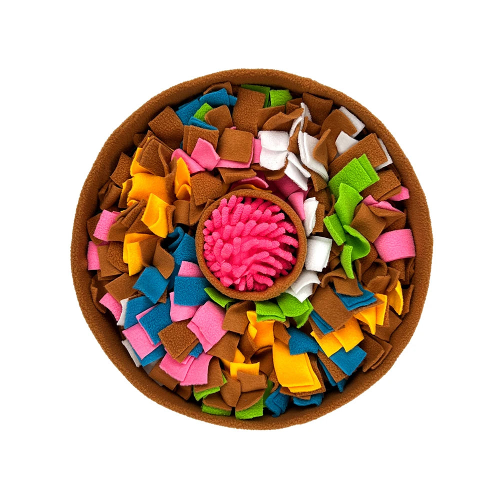 Snuffle Mat Dog Stress Relief Toys Cat Puzzle Pet Toys Feeding Sniff Mat Slow Eating Feeder