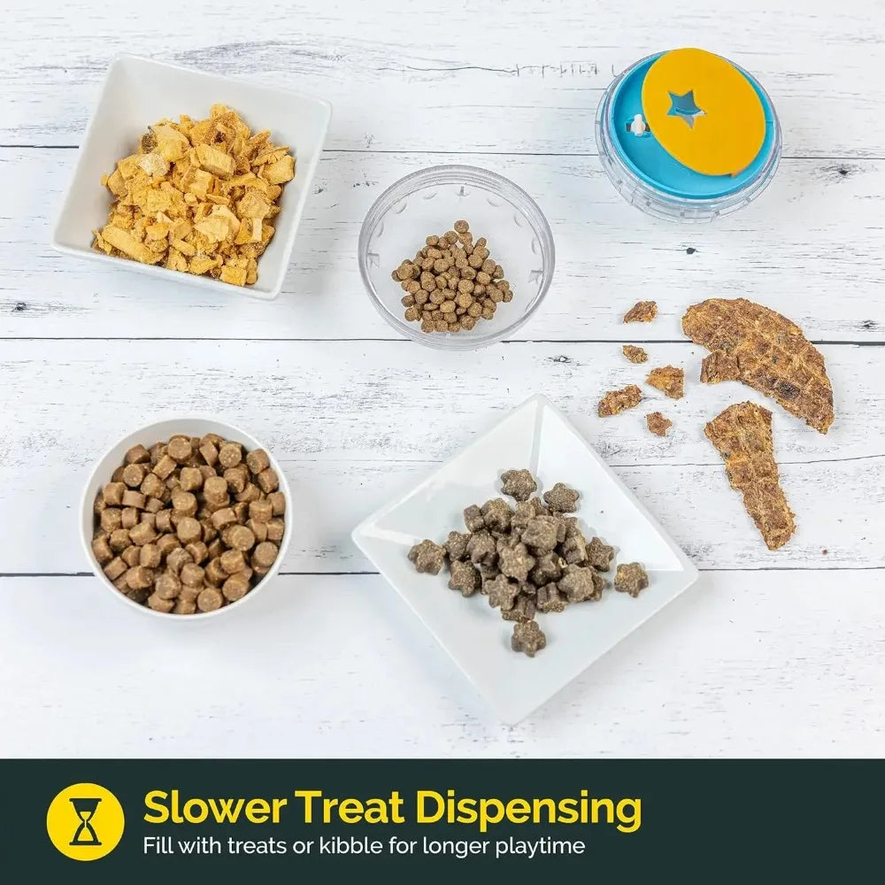 IQ Treat Ball Dog Treat Dispenser Toy Ball Interactive Dog Toy - 4" Dog Food Toy Stimulation Pet cat leakage toy Slow Feeder