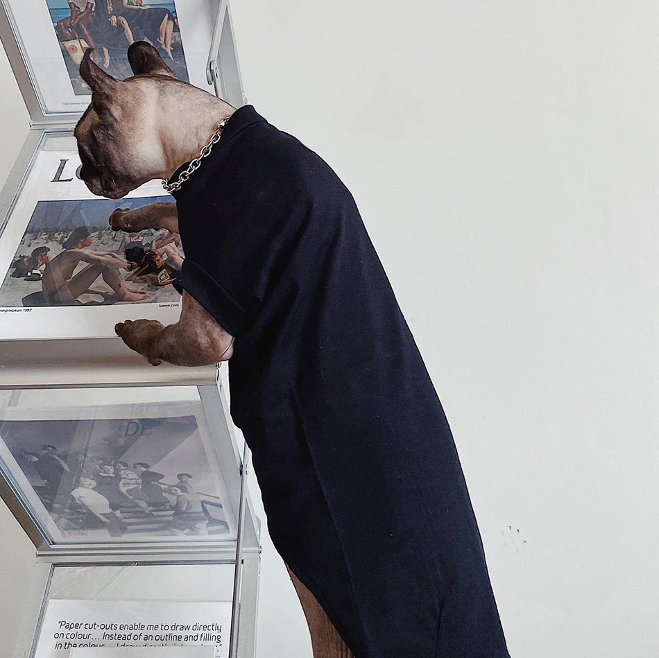 Alien Sphynx Clothes Spring Summer T Shirt Hairless cat Clothes Cotton Vest for Sphinx Cat Ourfits Spring Summer Pet Costume