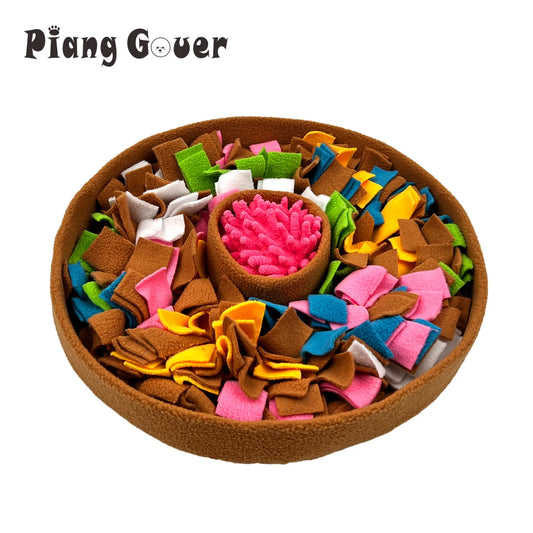 Snuffle Mat Dog Stress Relief Toys Cat Puzzle Pet Toys Feeding Sniff Mat Slow Eating Feeder