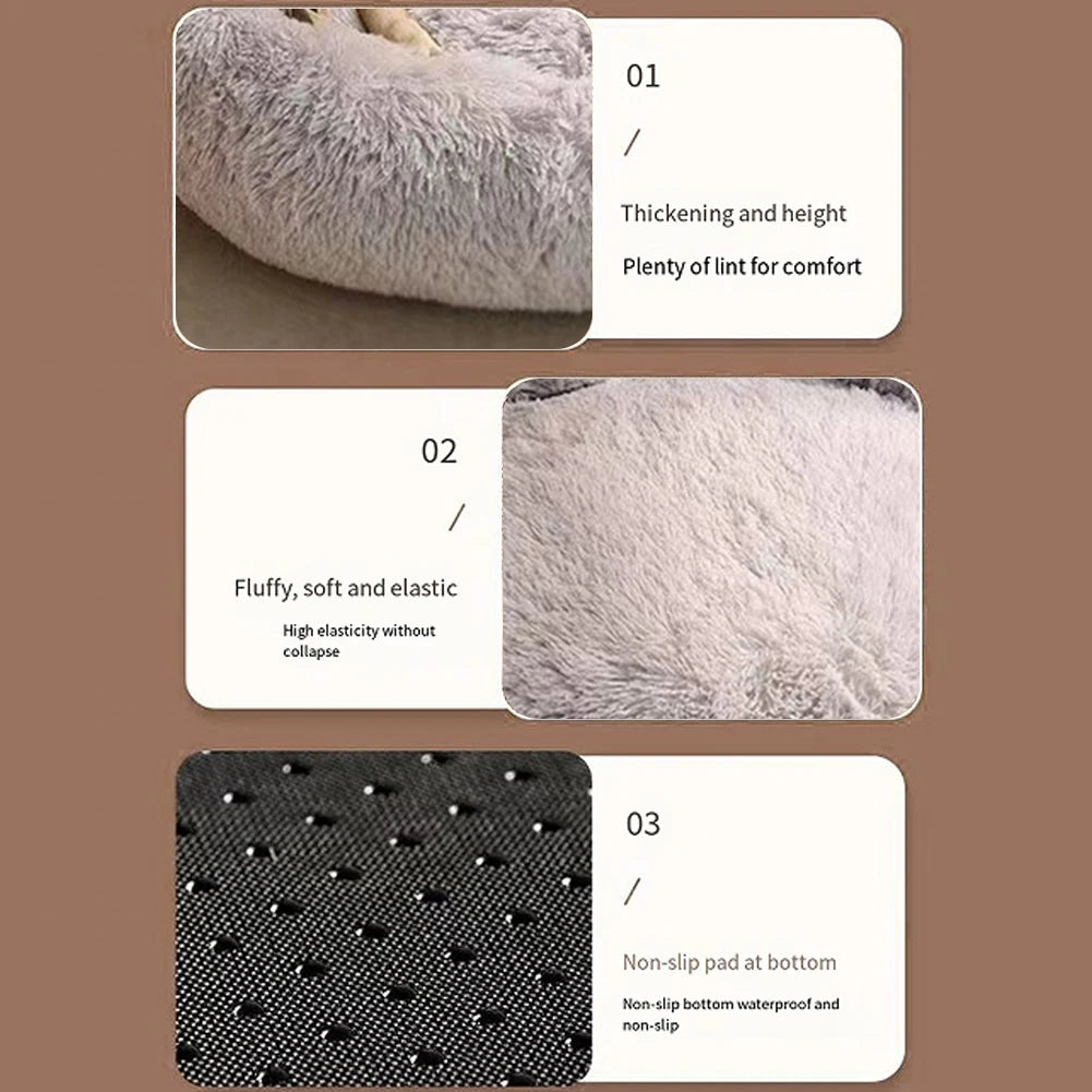 Dog Bed Cat Pet Sofa Cute  Shape Comfortable Cozy Pet Sleeping Beds For Small Medium Large Soft Fluffy Cushion Dog Bed